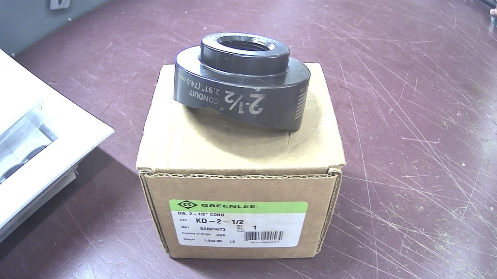 KD-2-1/2   2-1/2''  KNOCKOUT DIE