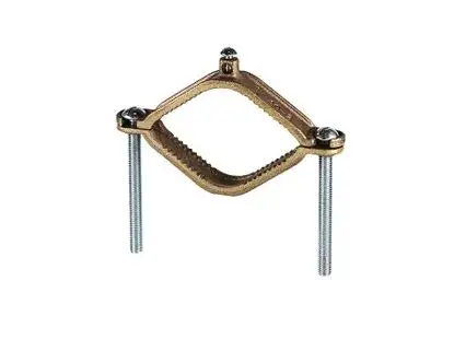 2-1/2 in to 4 in Direct Burial Pipe Clamp, 4/0-