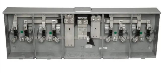 UA4719-ZGF  Siemens UA4719-ZGF 4-Jaw Talon Meter Base, 200A, Single-Phase, 4-Position, 600V HORIZONTAL