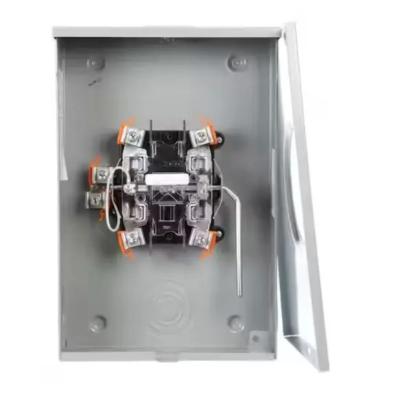 TB2052-HO/HLO  200AMP  5TERM  COMMERCIAL  5 Jaw Ringless Lever Bypass OH/UG Fed Meter Socket with 7/8 in. Barrel Lock