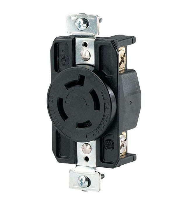 AHL1420R  20A 125/250V 3P4W RECEPTACLE  PLUG
