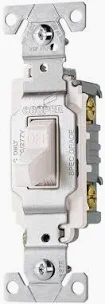 CS120W  20A SP SWITCH  WHITE
