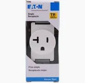 [1877W-BOX] 1877W-BOX 20A. 125V. SINGLE WHITE EATON