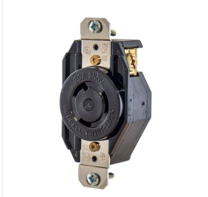 AHL620R EB15082  20A 250V 2P3W RECEPTACLE