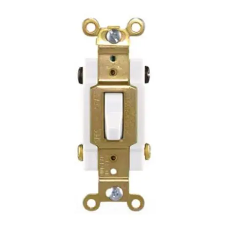 CS420W-BOX LEV1224-W  20A 4W SWITCH WHITE  