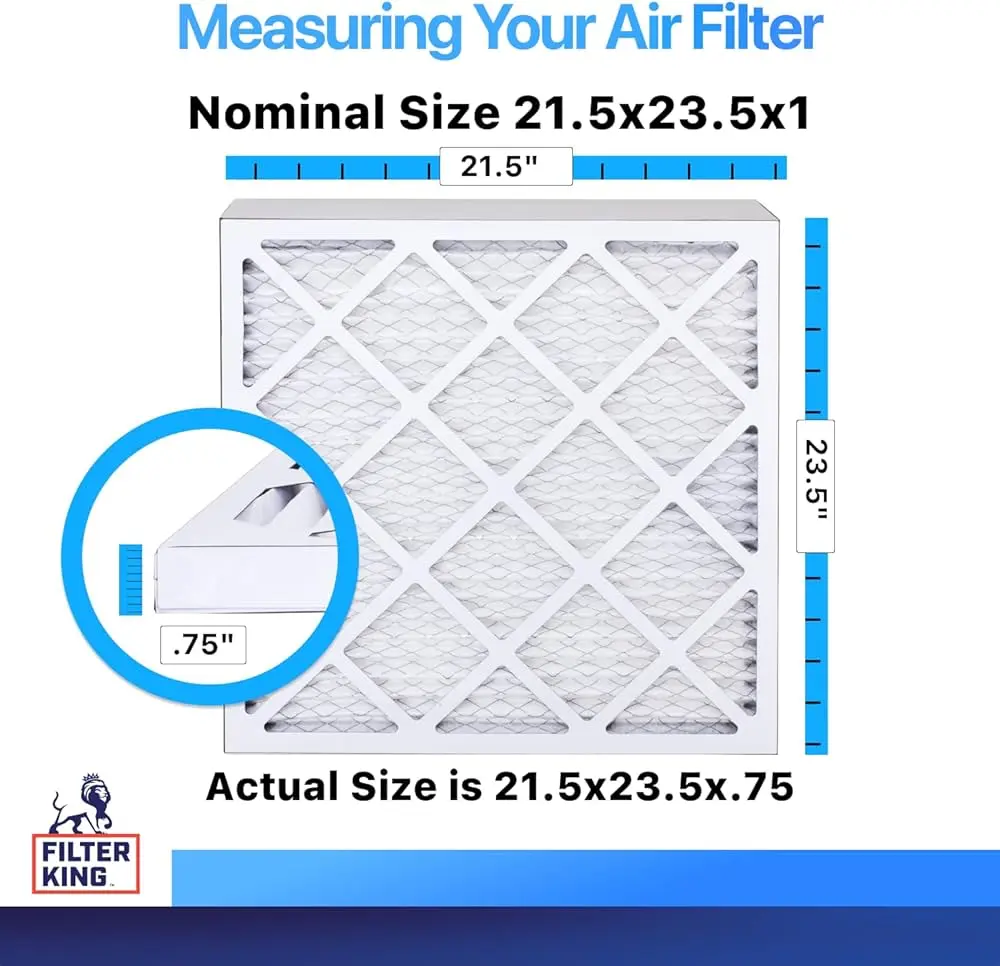 Air Conditioner Filter – 21-1/2" x 23-1/2" x 1".