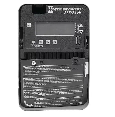 ET2125C  24-Hour/365 Day 2-Circuit Electronic Control, 120-277 VAC, 2-SPST/DPST, Indoor Metal Enclosure
