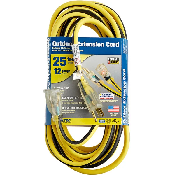05-00364 VOLTEC  25FT  12/3  HD  EXTENSION CORDS