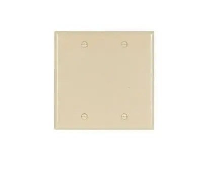 2137V-BOX  2G PLATE  BLANK IVORY 