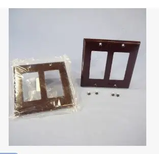 2152B-BOX  2G DCR PLATE BROWN