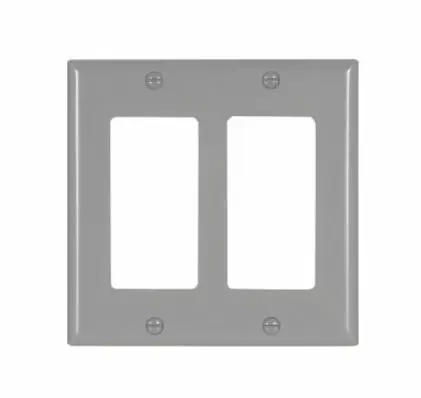 2152GY-BOX  2G DCR PLATE GRAY COVER