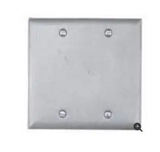 30283W   2G WP BLANK COVER WHTITE