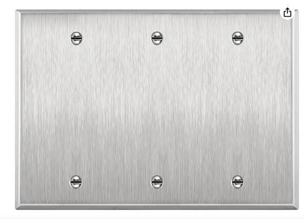10083   3 GANG BLANK COVER METAL