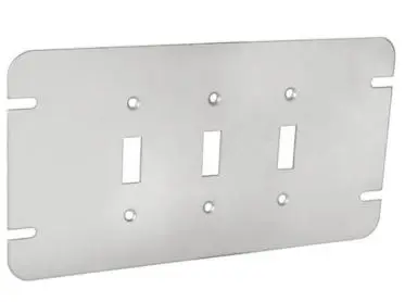 10093  3 GANG SWITCH COVER METAL