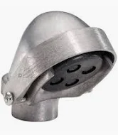 [738]  3'' WEATHER HEAD TYPE ALUMI