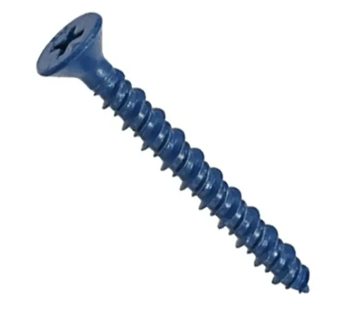 KN3-21  NIK-157100 TAPHI316114   3/16''X 1-1/4''  HEX  CON-TAPPERS FLAT HEAD PHILLIPS DRIVE 100 UNIT CONCRET TAPPING SCREWS