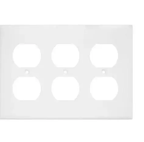 81431  3G DUPX PLATE WHTE