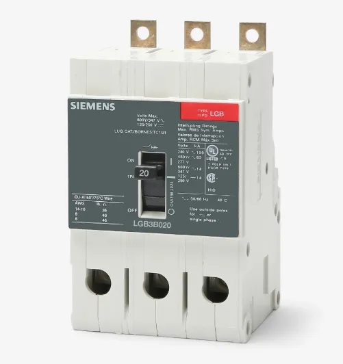LGB3B020B  3P 20A 480V 65K SIEMENS BREAKER