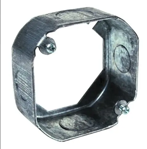 4RB-MKO-EXT   4'' OCTAGON EXTENSION BOX  STEEL EXT BOX  1-1/2 ''DEEP  