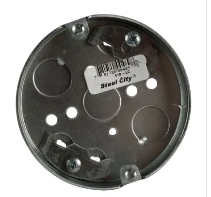 410-LCF  4'' PANCAKE FOR CEILING FAN Bowers  Pancake Box & Clamp