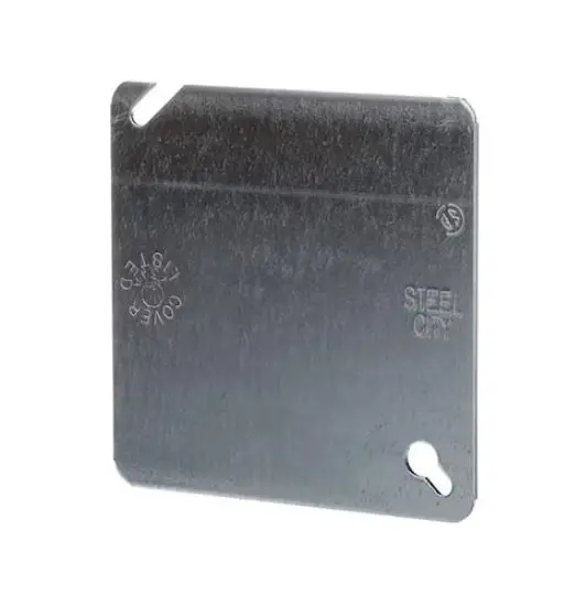 [4BC]  4" STEEL BLANK COVER