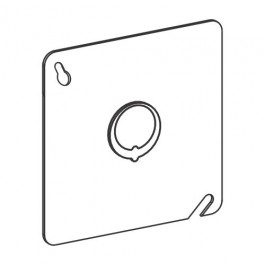 4BC-MKO 4" STEEL FLAT COVER W/MKO