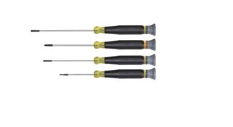 85613  4-PIECE ELECTRONICS SCREWDRIVER SET KLEIN
