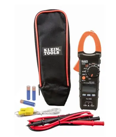 CL312   400A AC AUTO RACING DIGITAL Clamp Meter, HVAC Digital AC Auto-Ranging Tester, 400 Amp with Temp KLEIN