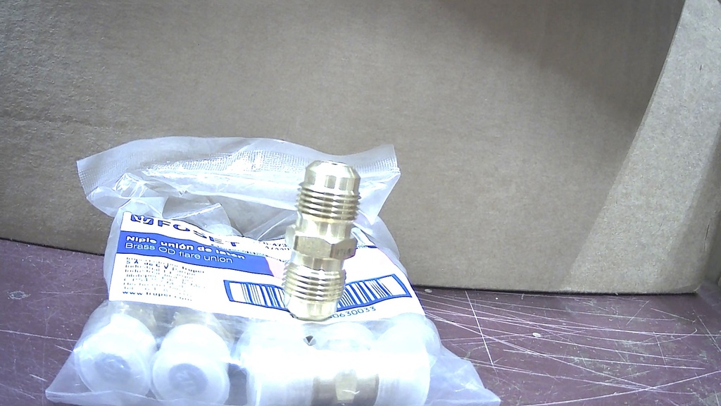 47440  12091 102962 ASP-03N  BRASS UNION NIPLE UNION DE LATON   1/2"OD x 1/2"  brass  fiare union