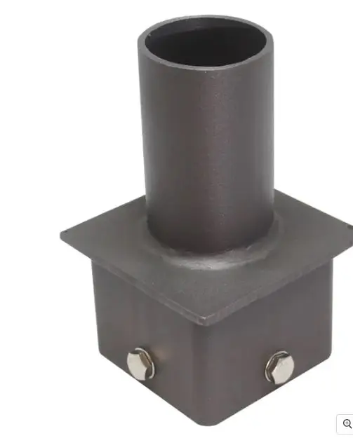 79913  Pole Top Tenon Mounting Accessories - 5" Square Short Tenon for Square Pole