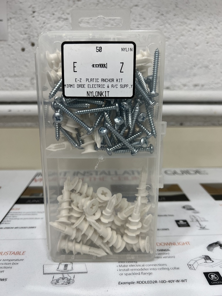KIT2369 EZMKIT 02369Z  25150   50PCS  METAL ZIP-IT ANCHOR DEWALT
