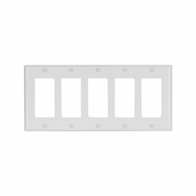 2155W-BOX 5G SWITCH PLATE WHT EATON