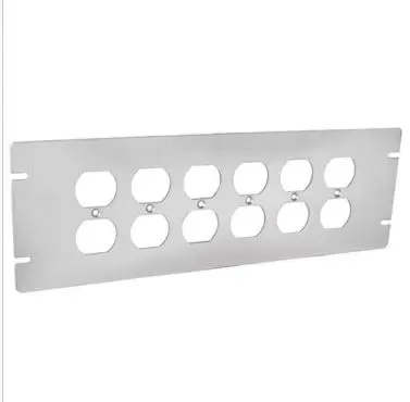 10126  6 GANG DUPLEX COVER METAL
