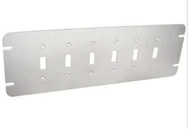 10096  6 GANG SWITCH COVER METAL