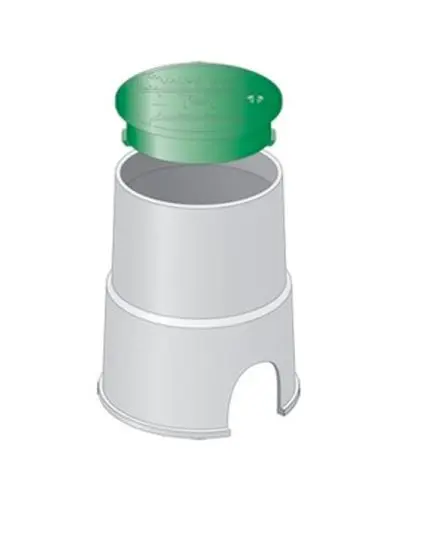 A182112 6'' ROUND BOX  ELECTRIC Underground Box With Cover 