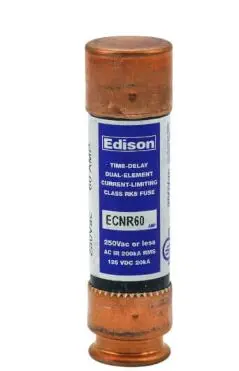 [FLNR060T ECNR60] FLNR060T  ECNR60   FUSE   60 Amp Dual Element Time-Delay Class RK5 Fuse (250V)