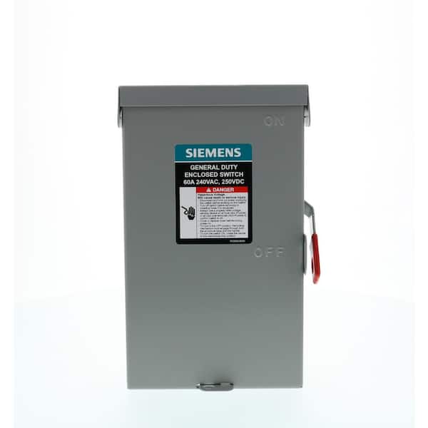 GF222NA  DESCONECTIVO  DISCONNECTIVE SIEMENS 60A.2P.240V.GD.IN.FS.  GF222NA