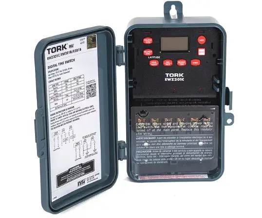 EWZ201C  7 Day SunSet Astronomic Digital Timer, Outdoor/Indoor