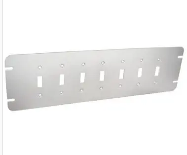 10097  7 GANG SWITCH COVER METAL