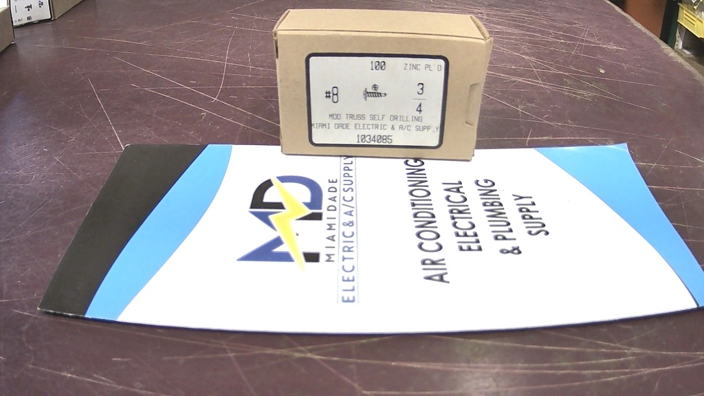 HD12-12 1034085    8 X 3/4 WAFER HD DR SCRW PLTD DWWT34