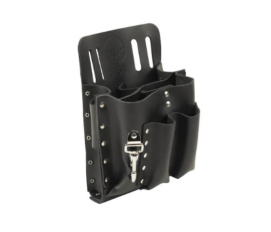5164  8-POCKET TOOL POUCHE SLOTTED BLACK