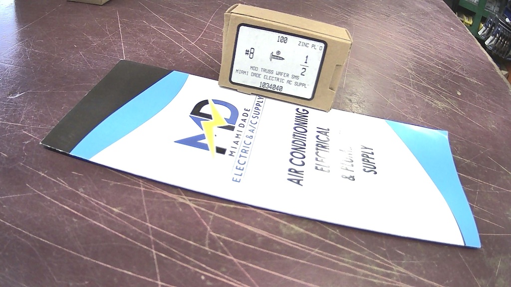 ER08-08 1034040 DWW12   8X1/2 WAFER HD S/M/S PLTD