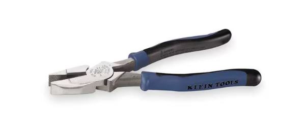 J213-9NE   9 in. Journeyman High Leverage Side Cutting Crimping Pliers KLEIN