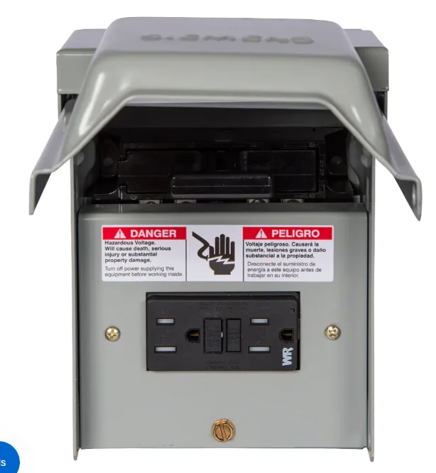 WN2060GFCI   AC  DISC  60A  N-FUSE  W/GFCI  15A SIEMENS PANEL