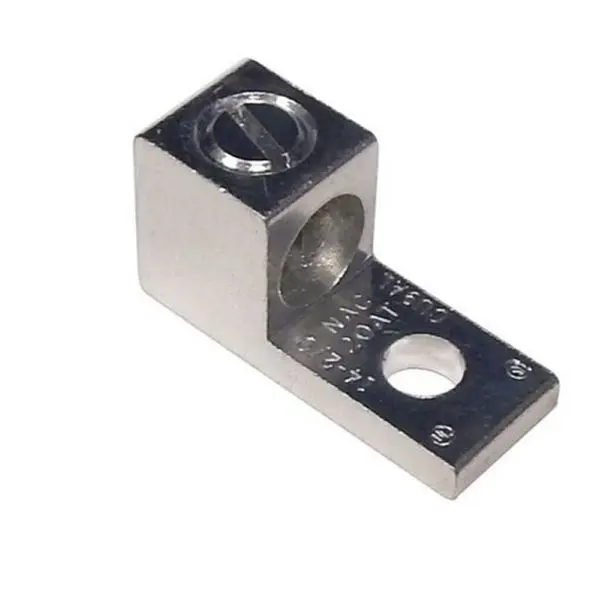 90712 ALUM 1COND 1HOLE #6ST #14SOL MORRIS  AWG Aluminum Mechanical Lug