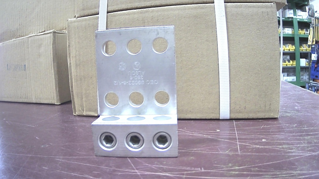 ALUM 3COND 2 HOLE #250#6SOL