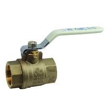 13104  94ALF20301A  1/2'' FULLPORT THREADED BRASS BALL VALVE