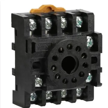 EB51611 BASE FOR  11 FLAT  PIN RELAY