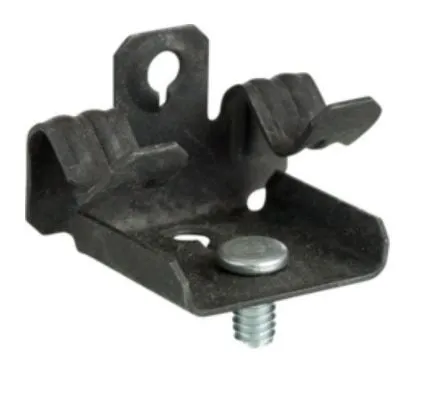[BC516ST] BC516ST 5/16''-1/2''X 1/4''-1/2''  BEAM CLAMP THREAD W/STUD Minerallac BC516ST Hammer On Beam Clamp w/1/4" & 3/8" Stud 5/16-1/2" Flange 1/4" Thread Impression On Bottom & Back