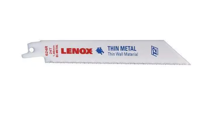 20579824R  BLADE LENOX  8'' THIN WALL MATERIAL 5PK 8'' X 3/4'' X 24TPI